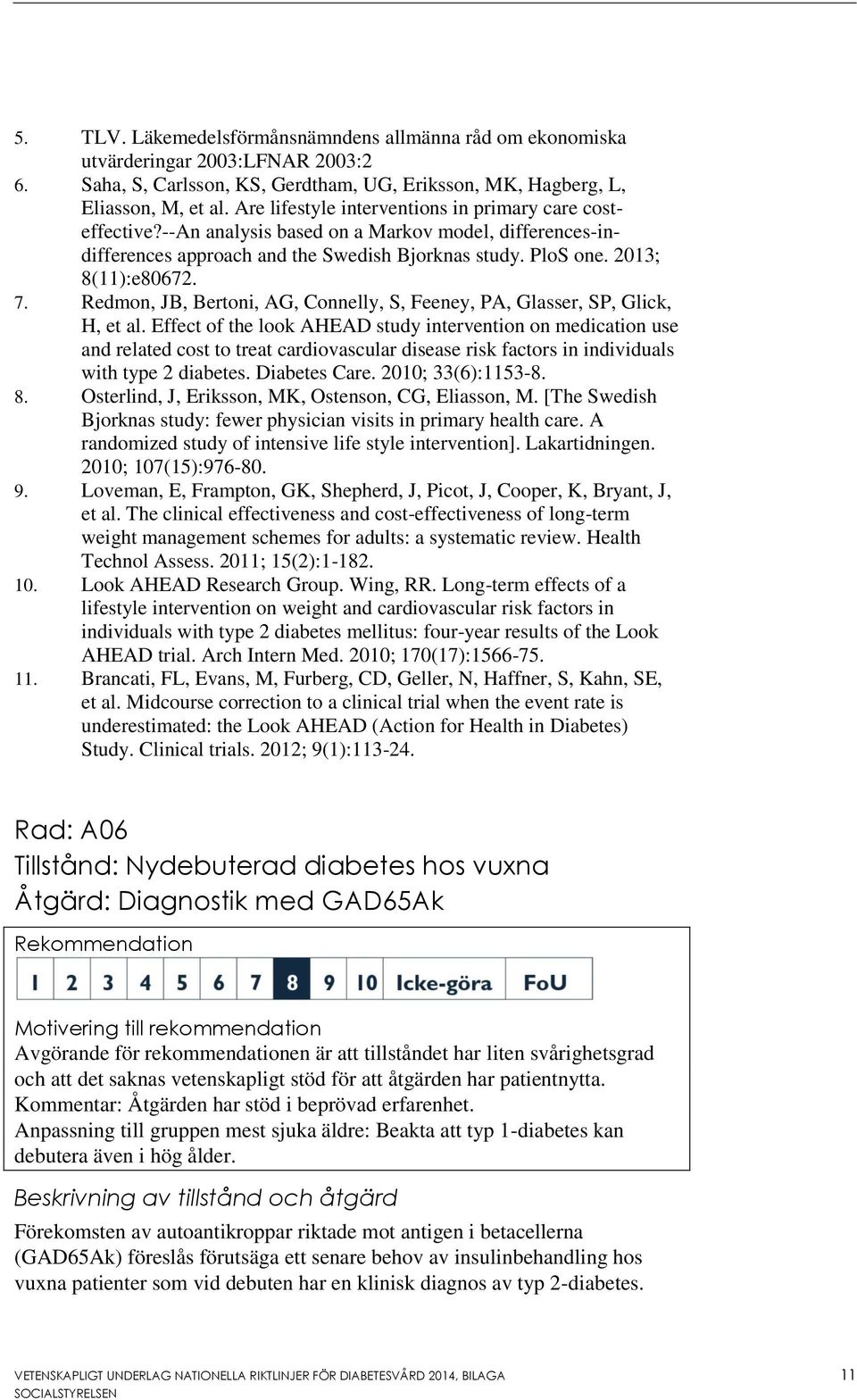 Redmon, JB, Bertoni, AG, Connelly, S, Feeney, PA, Glasser, SP, Glick, H, et al.