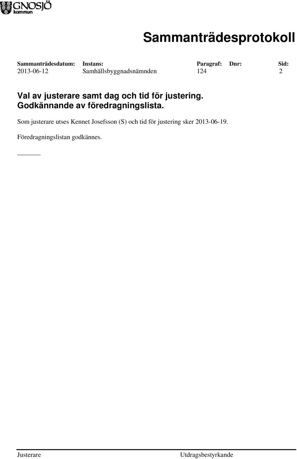 Sammanträdesprotokoll - PDF Free Download