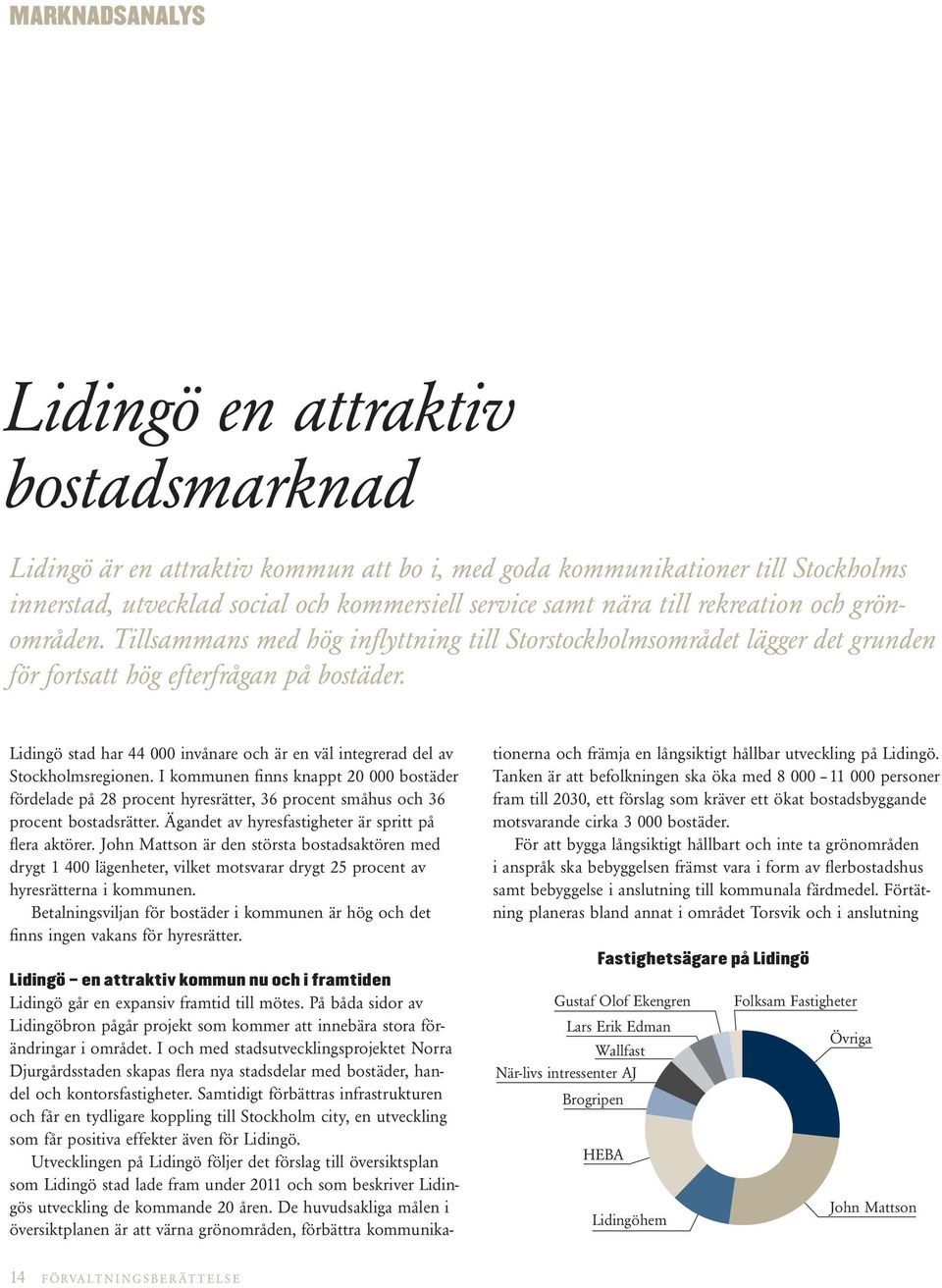 Lidingö stad har 44 000 invånare och är en väl integrerad del av Stockholmsregionen.