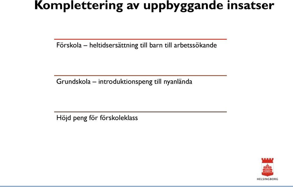 arbetssökande Grundskola