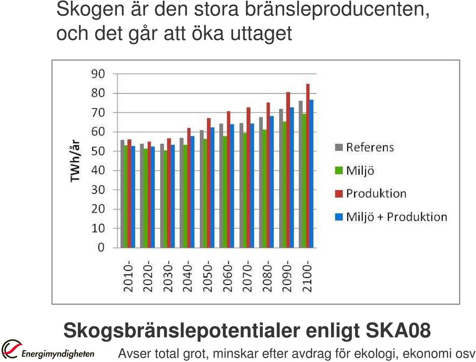 Skogsbränslepotentialer enligt SKA08