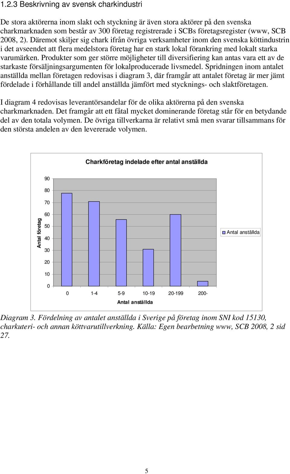 Däremot skiljer sig chark ifrån övriga verksamheter inom den svenska köttindustrin i det avseendet att flera medelstora företag har en stark lokal förankring med lokalt starka varumärken.