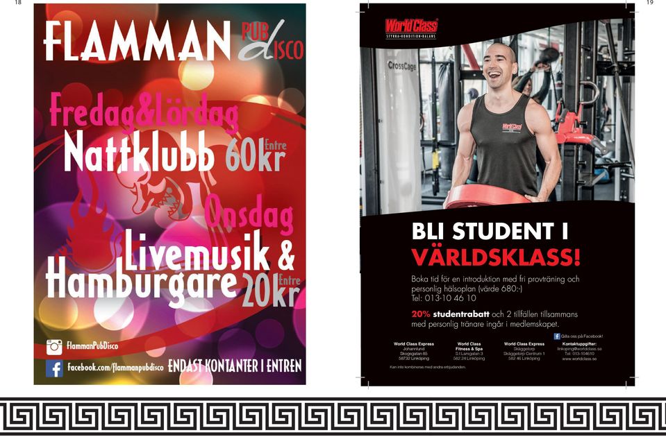 tillsammans med personlig tränare ingår i medlemskapet. Gilla oss på Facebook!