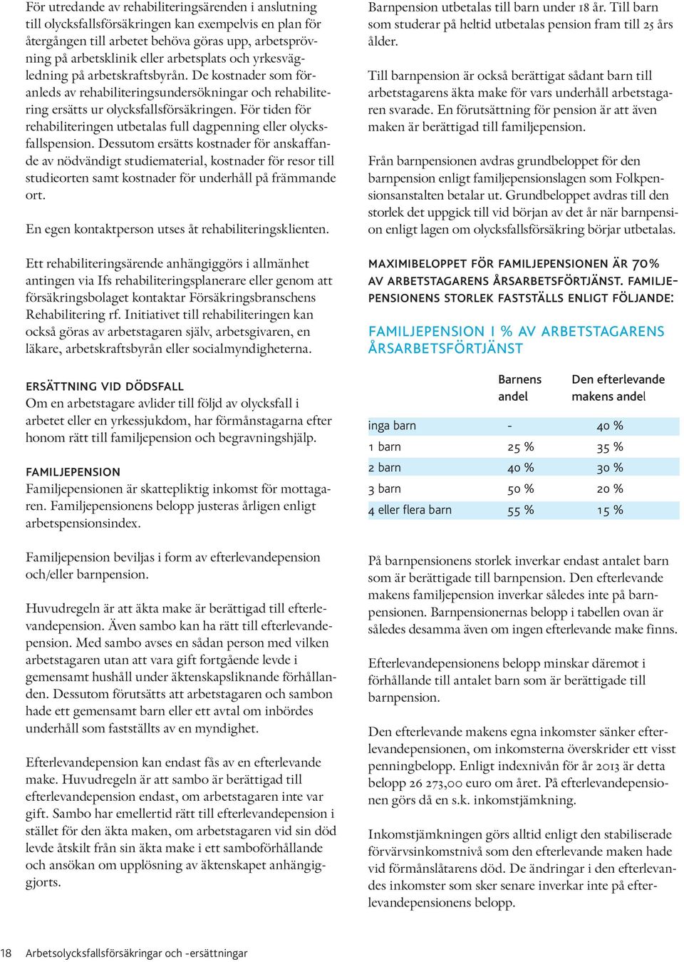 För tiden för rehabiliteringen utbetalas full dagpenning eller olycksfallspension.