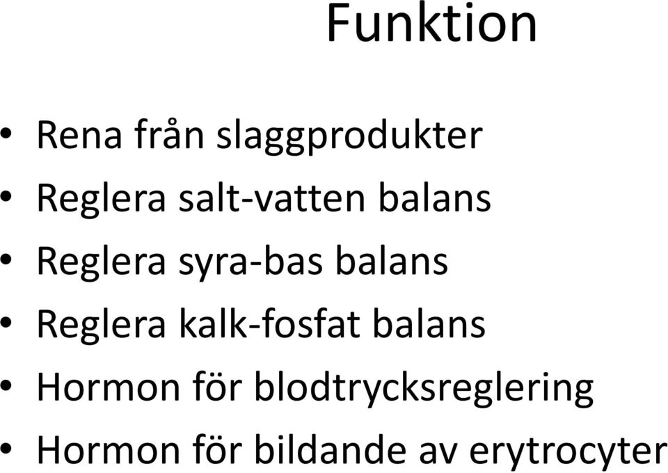 Reglera kalk fosfat balans Hormon för