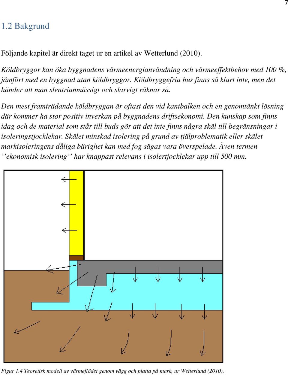 Köldbryggefria hus finns så klart inte, men det händer att man slentrianmässigt och slarvigt räknar så.