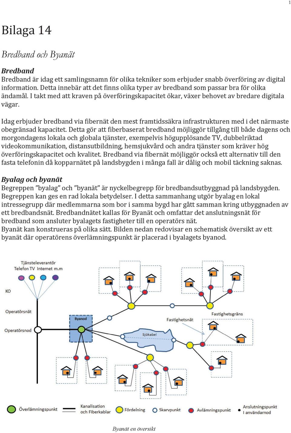 Idag erbjuder bredband via fibernät den mest framtidssäkra infrastrukturen med i det närmaste obegränsad kapacitet.