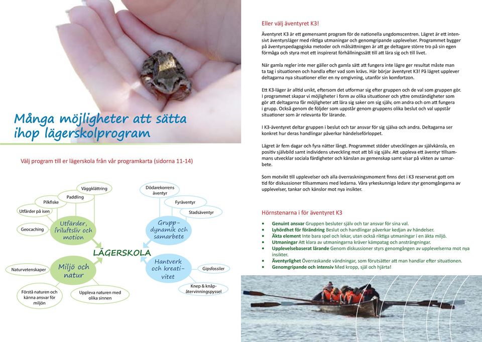 När gamla regler inte mer gäller och gamla sätt att fungera inte lägre ger resultat måste man ta tag i situationen och handla efter vad som krävs. Här börjar äventyret K3!