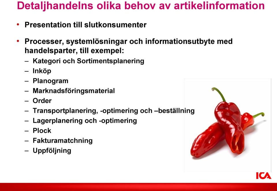 Kategori och Sortimentsplanering Inköp Planogram Marknadsföringsmaterial Order