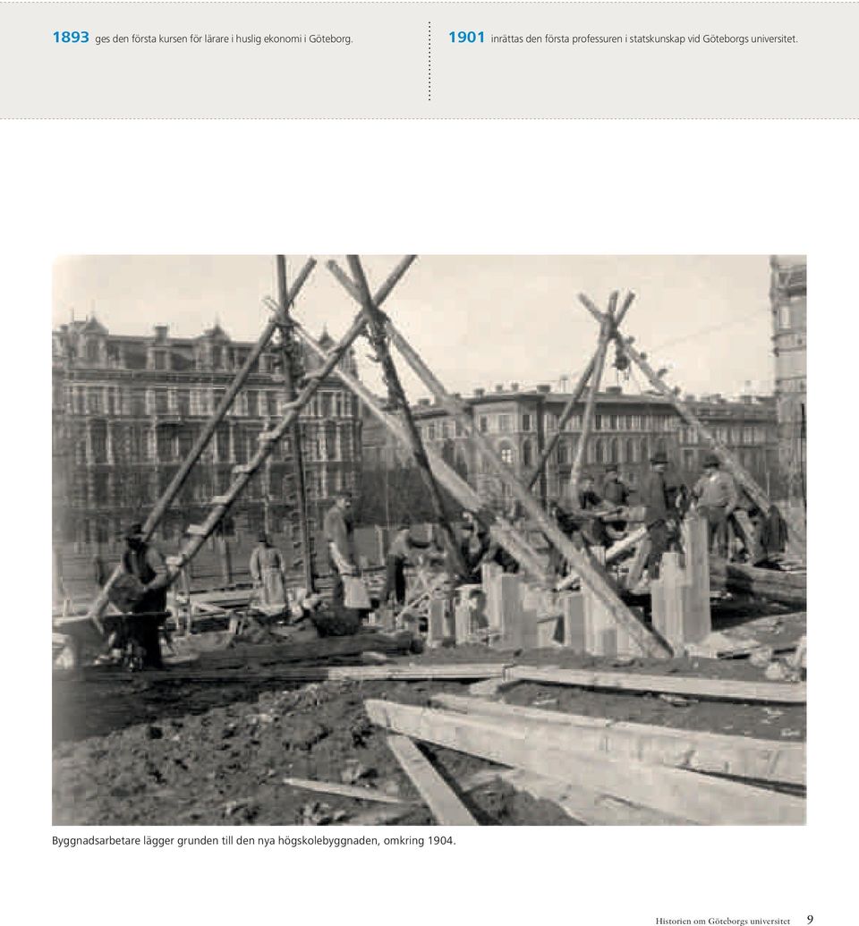 1901 inrättas den första professuren i statskunskap vid