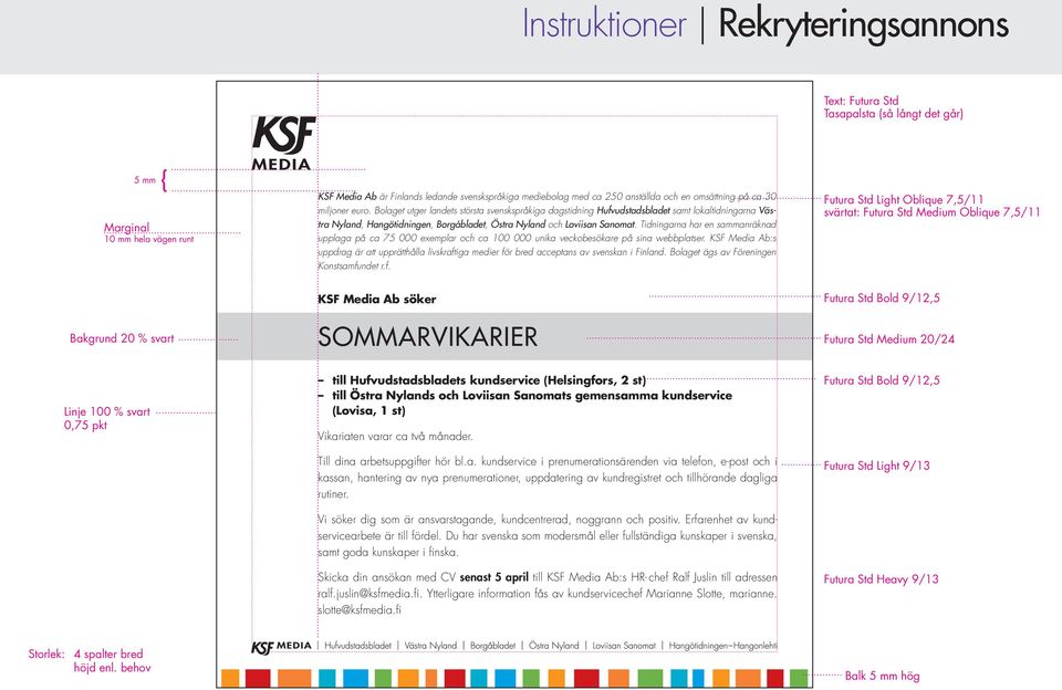 Bolaget utger landets största svenskspråkiga dagstidning Hufvudstadsbladet samt lokaltidningarna Västra Nyland, Hangötidningen, Borgåbladet, Östra Nyland och Loviisan Sanomat.