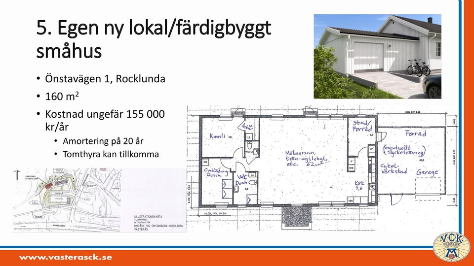 m 2 Kostnad ungefär 155 000 kr/år