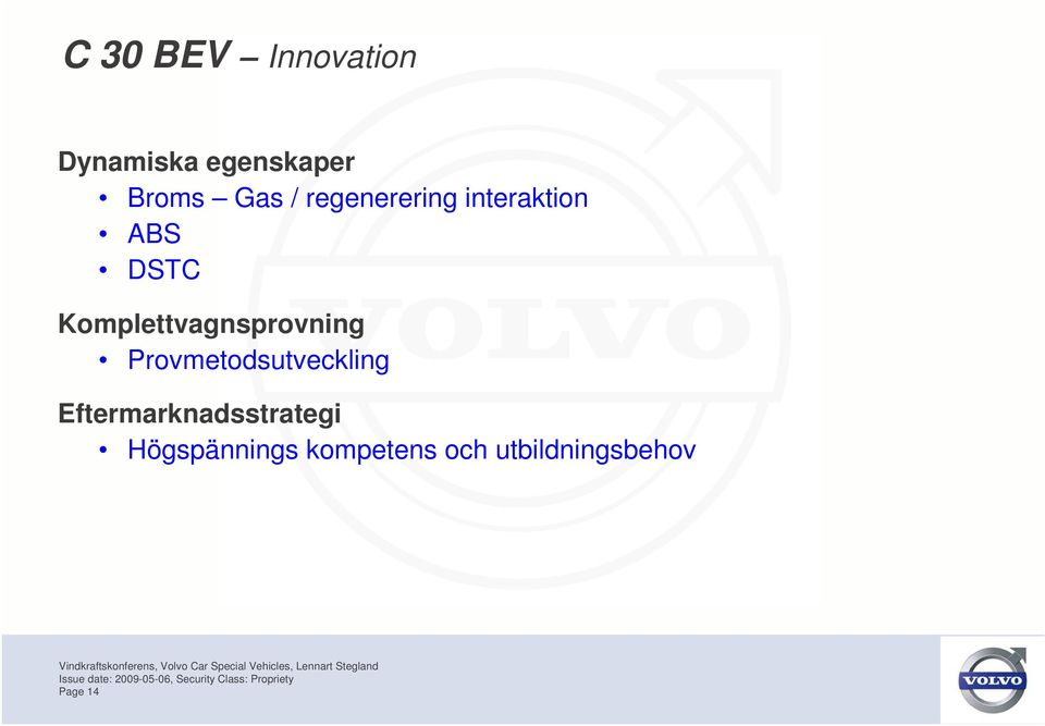 Komplettvagnsprovning Provmetodsutveckling