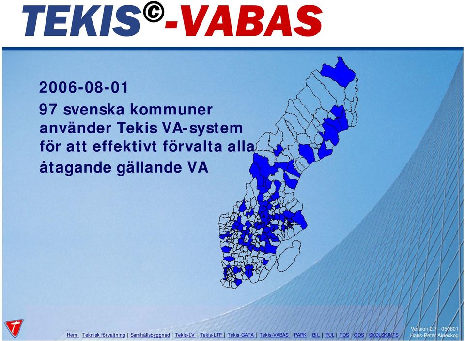Samhällsbyggnad Vision TEKIS.NET Tekis-LV TEKIS.