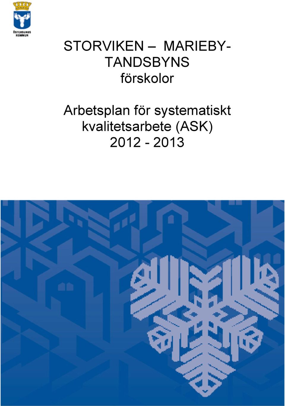 Arbetsplan för
