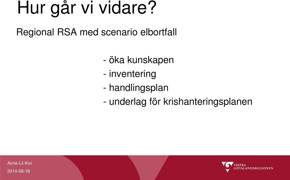 öka kunskapen - inventering -