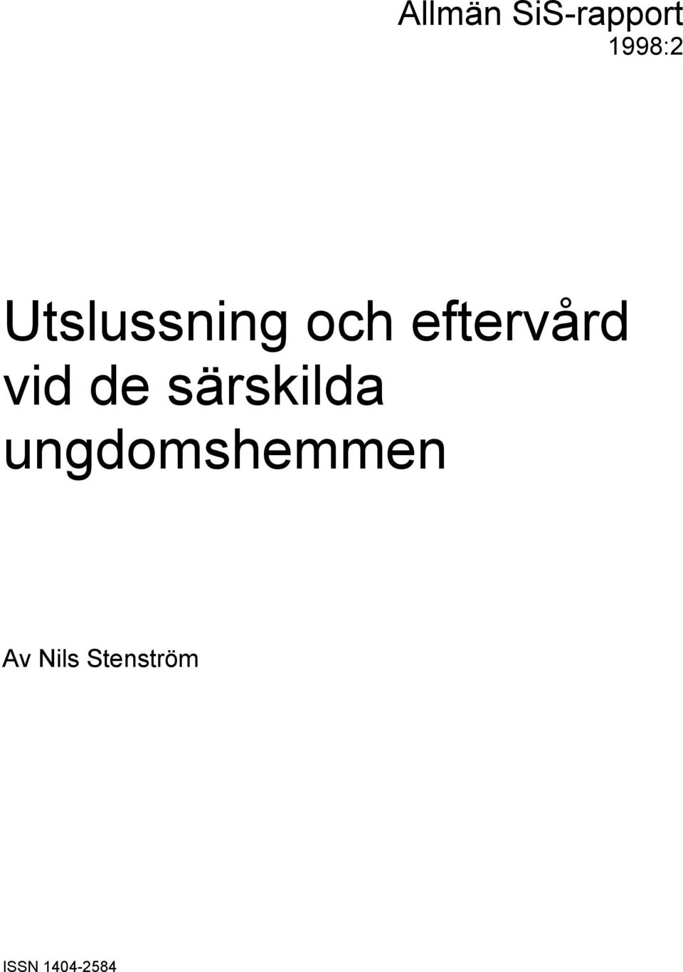 vid de särskilda