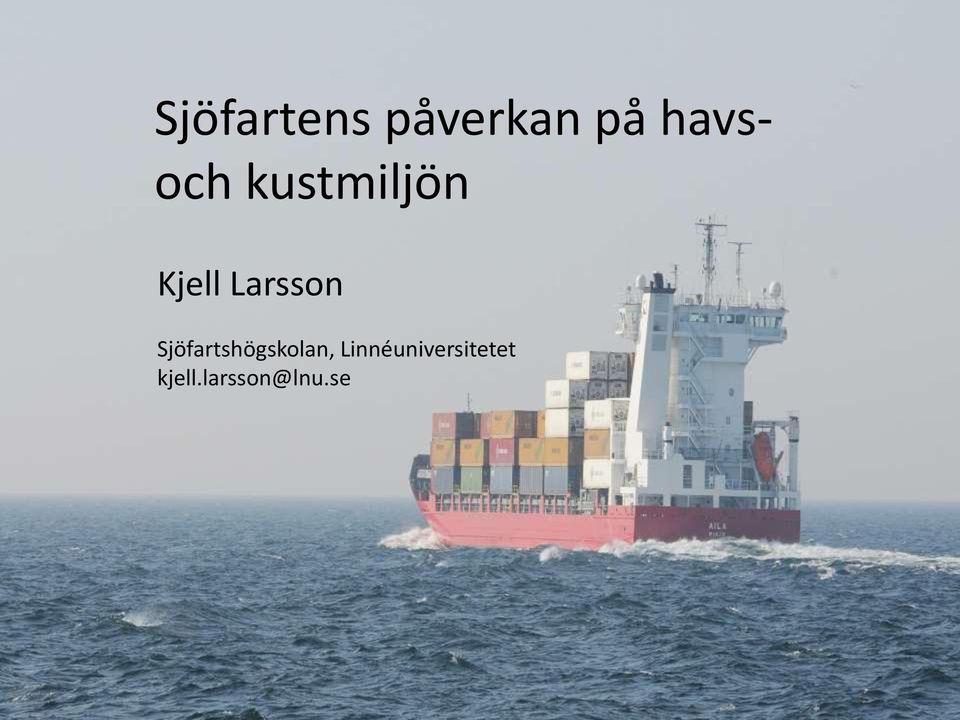 Larsson Sjöfartshögskolan,