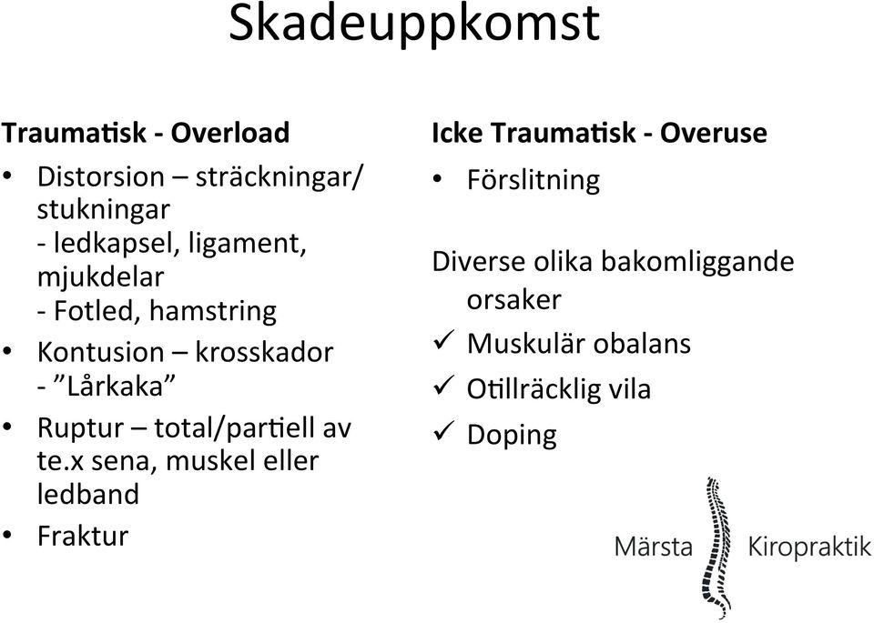 total/parfell av te.