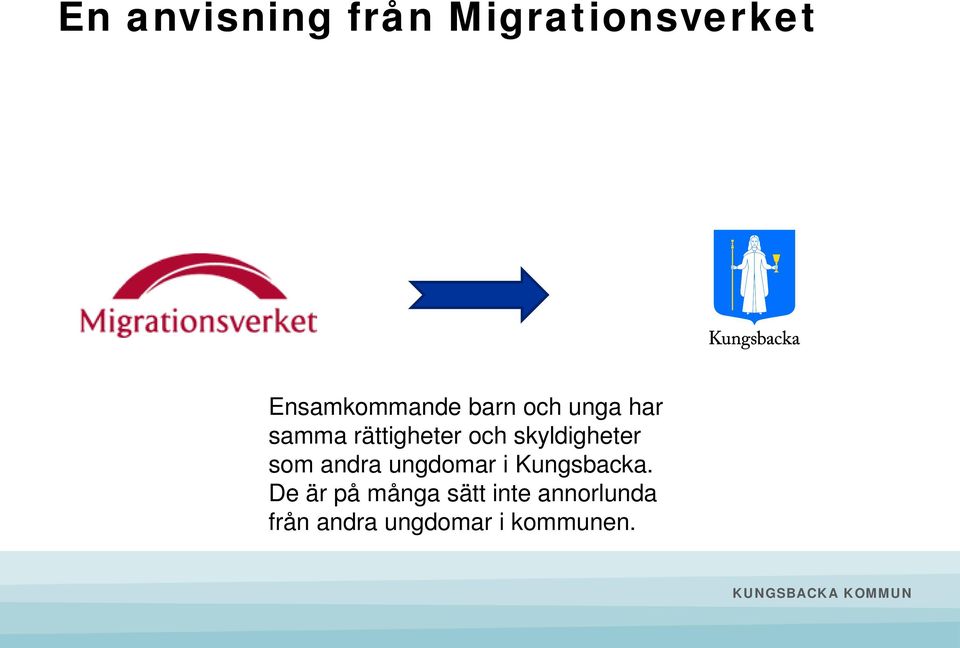 skyldigheter som andra ungdomar i Kungsbacka.