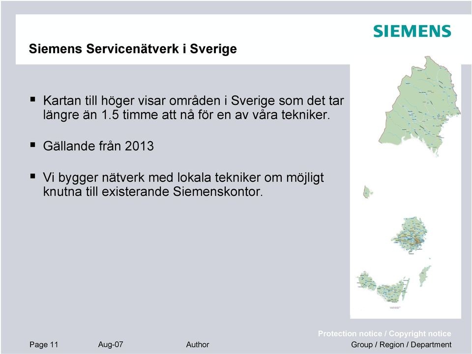 5 timme att nå för en av våra tekniker.