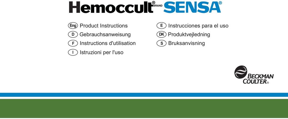 Produktvejledning F Instructions