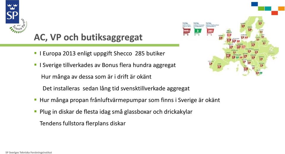 lång tid svensktillverkade aggregat Hur många propan frånluftvärmepumpar som finns i Sverige är