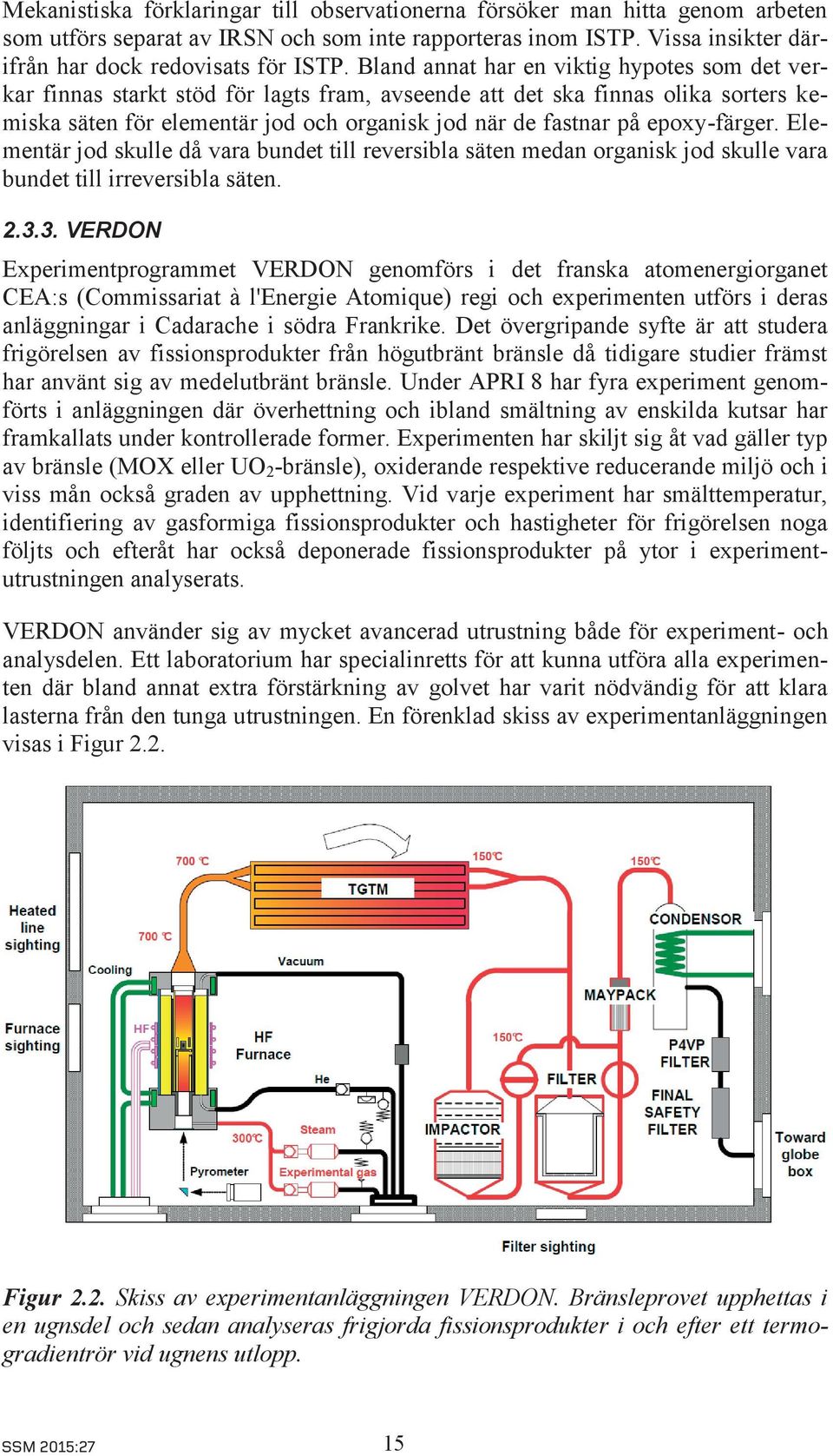 epoxy-färger. Elementär jod skulle då vara bundet till reversibla säten medan organisk jod skulle vara bundet till irreversibla säten. 2.3.