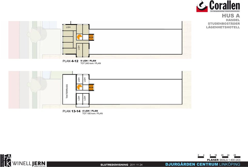 TAKTERRASS PLAN 13-14 4 / PLAN TOT 100 kvm