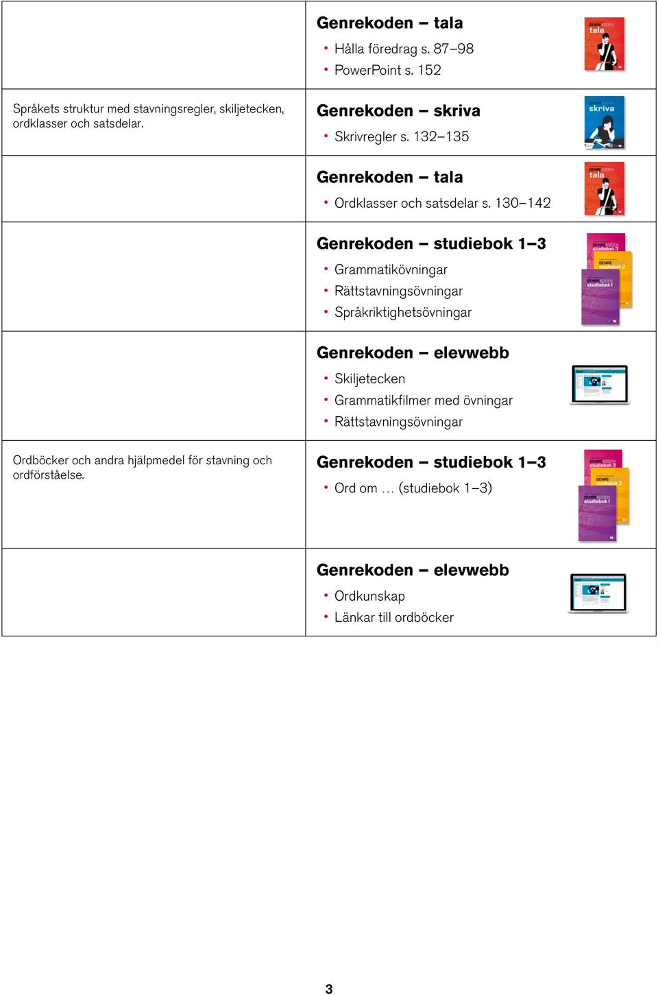 132 135 Ordklasser och satsdelar s.