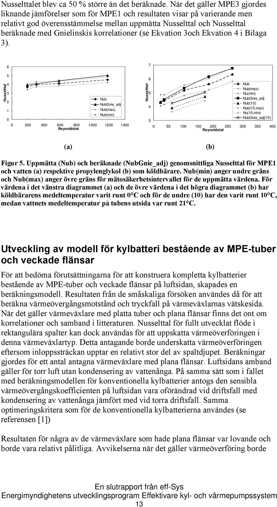 korrelationer (se Ekvation 3och Ekvation 4 i Bilaga 3).