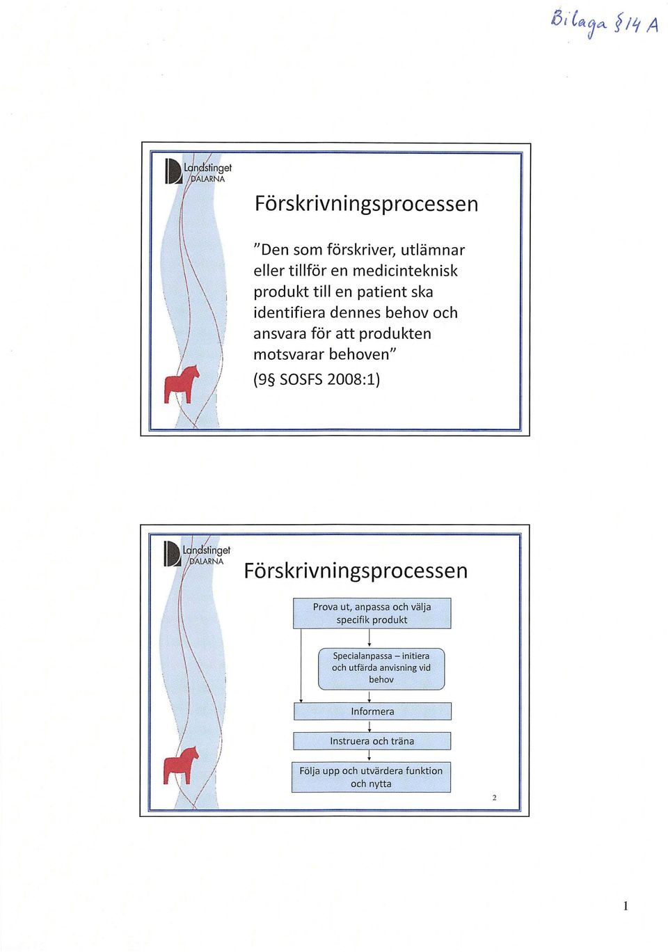 behoven" (9 SOSFS 2008:1) Förskrivningsprocessen Prova ut, anpassa och välja specifi k produkt Specialanpassa -