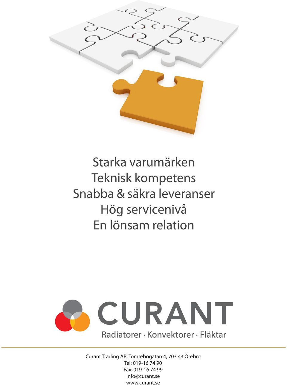Trading AB, Tomtebogatan 4, 703 43 Örebro Tel: