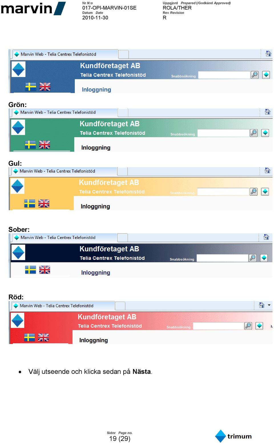 utseende och