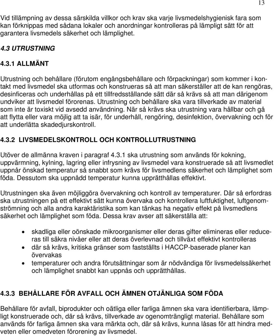 UTRUSTNING 4.3.