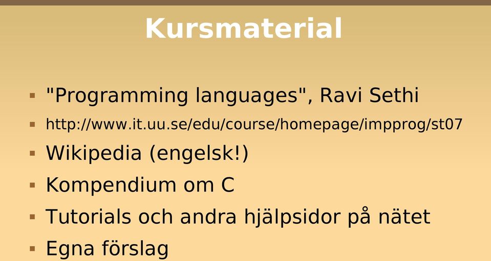 se/edu/course/homepage/impprog/st07 Wikipedia