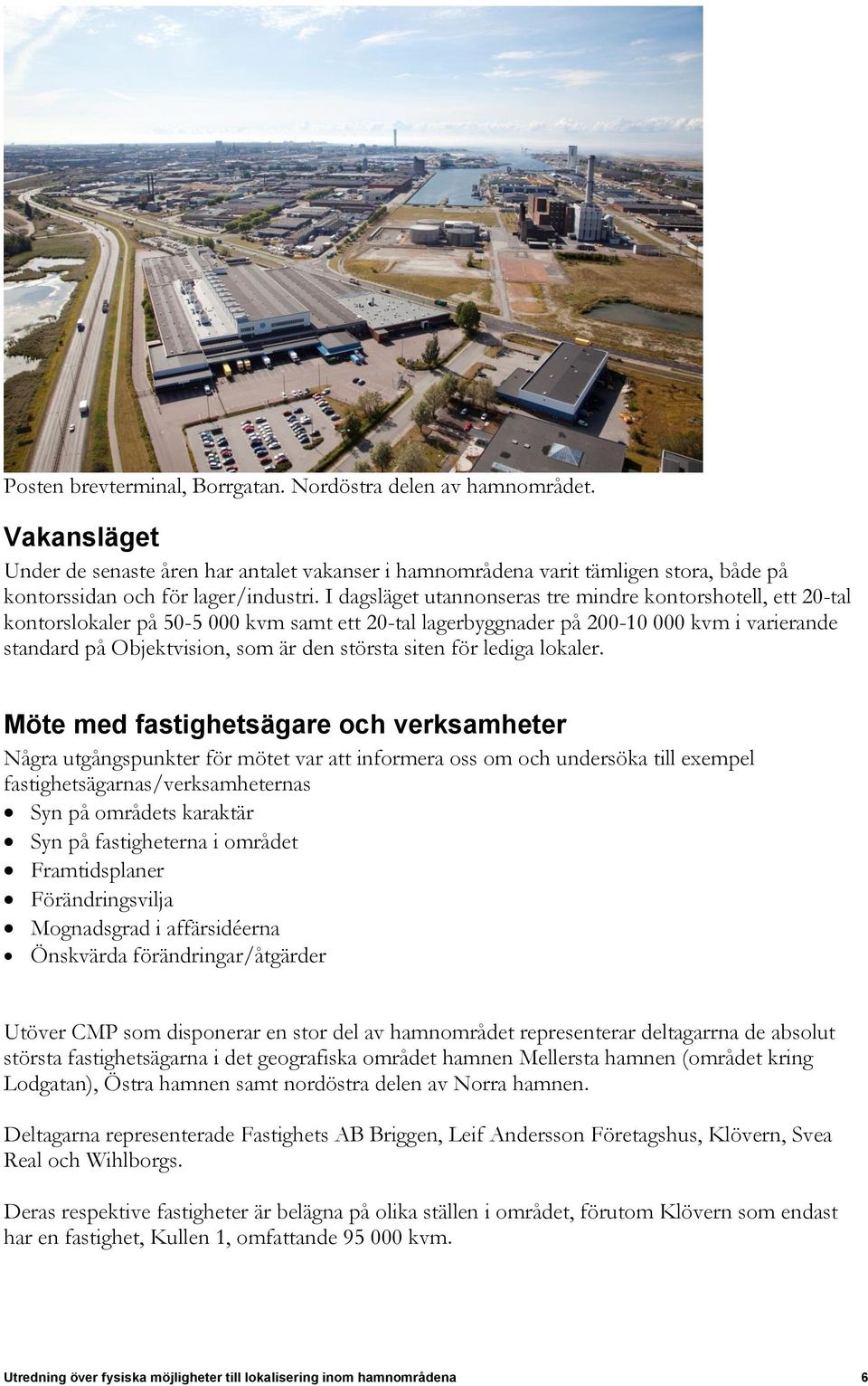 siten för lediga lokaler.