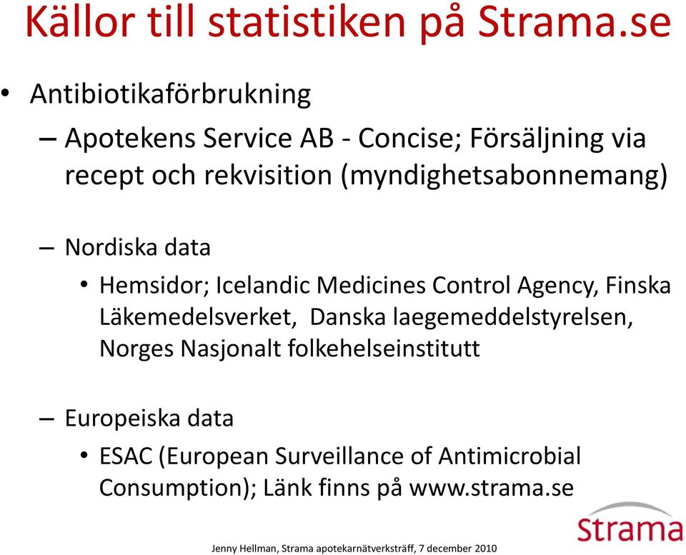 (myndighetsabonnemang) Nordiska data Hemsidor; Icelandic Medicines Control Agency, Finska