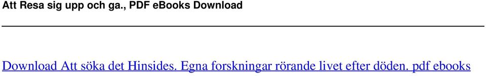 , PDF ebooks Download Download Att söka