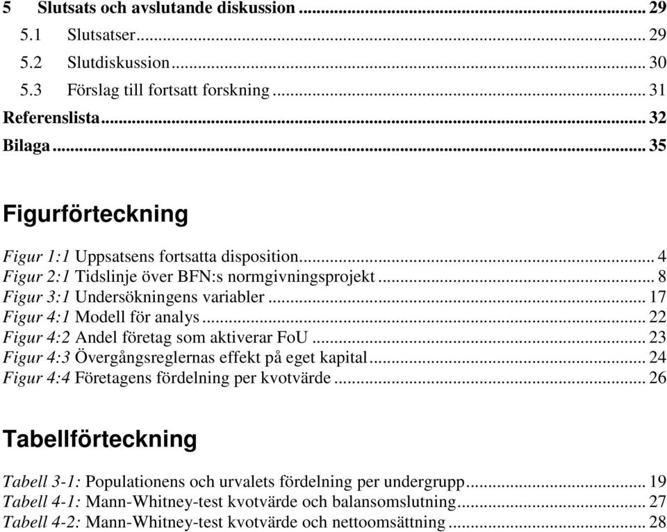 .. 17 Figur 4:1 Modell för analys... 22 Figur 4:2 Andel företag som aktiverar FoU... 23 Figur 4:3 Övergångsreglernas effekt på eget kapital.