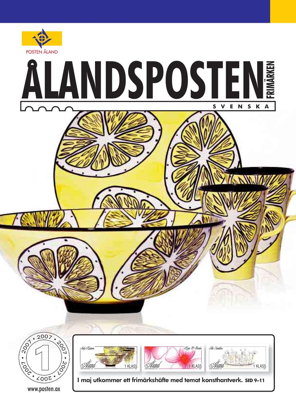 ax I maj utkommer ett