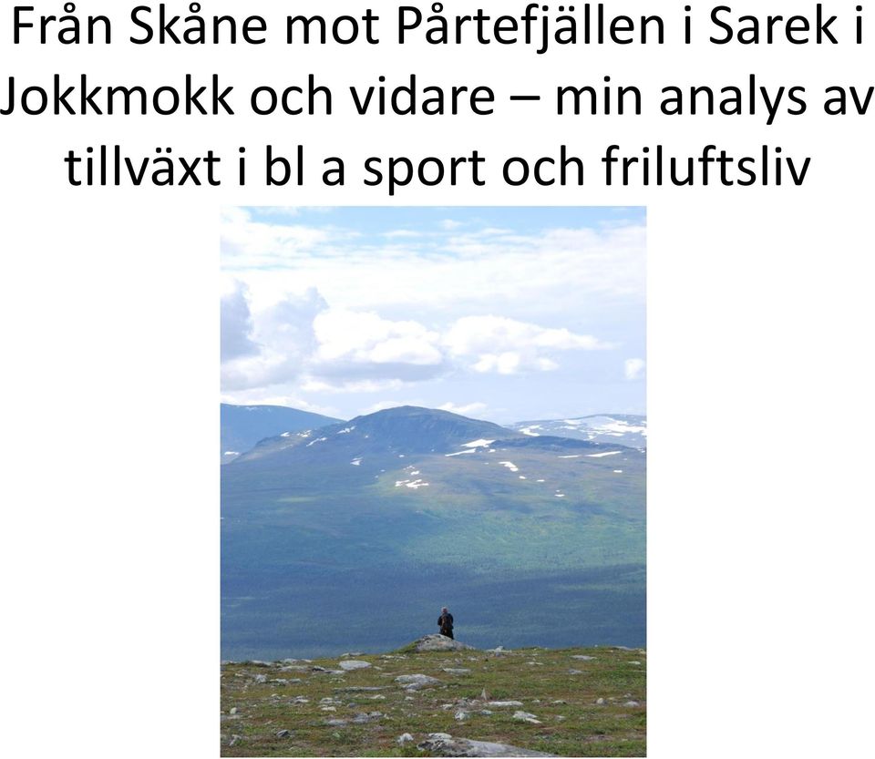 vidare min analys av