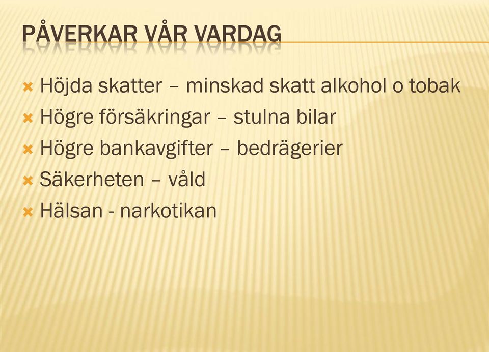 försäkringar stulna bilar Högre