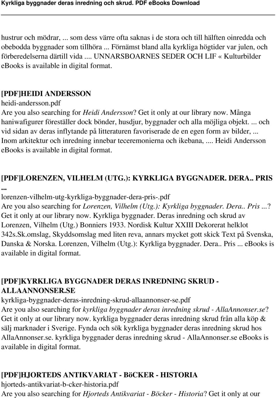 pdf Are you also searching for Heidi Andersson? Get it only at our library now. Många haniwafigurer föreställer dock bönder, husdjur, byggnader och alla möjliga objekt.