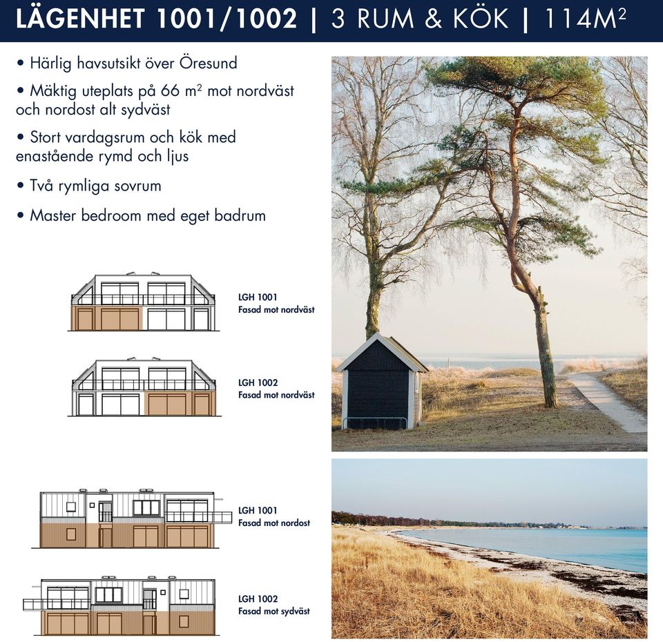 enastående rymd och ljus Två rymliga sovrum Master bedroom med eget badrum LH 1001