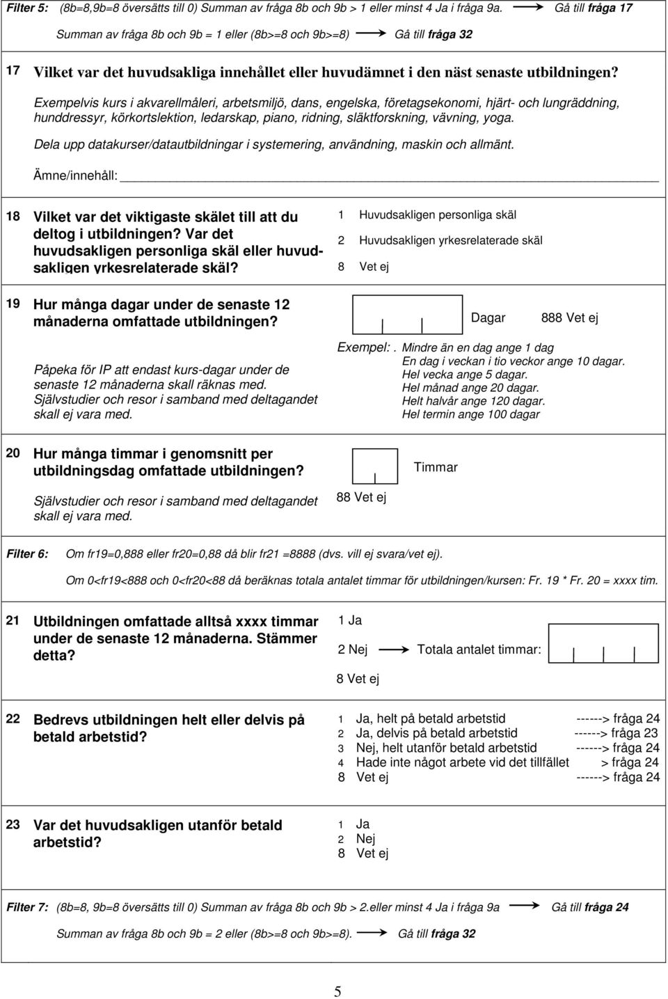 Exempelvis kurs i akvarellmåleri, arbetsmiljö, dans, engelska, företagsekonomi, hjärt- och lungräddning, hunddressyr, körkortslektion, ledarskap, piano, ridning, släktforskning, vävning, yoga.