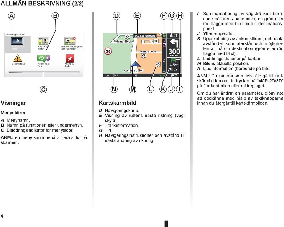 3 Marc Bloch Visa inte laddningsstationer på kartan Stäng av ljudet 30 D E Avenue du Golf A2/E35 Utrecht Avenue Léon F G H 6:47 300 metres 4.