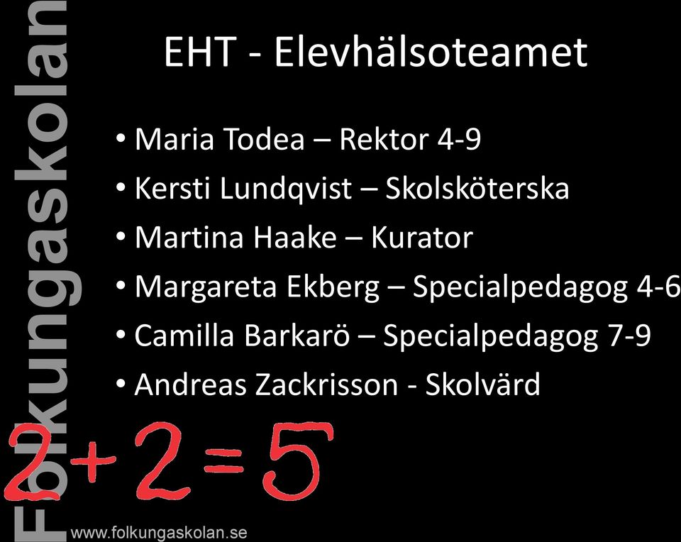 Kurator Margareta Ekberg Specialpedagog 4-6