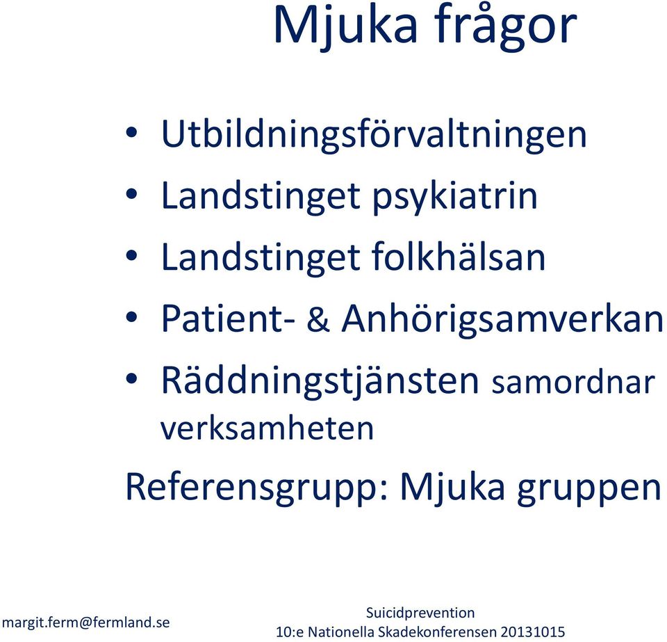 Patient- & Anhörigsamverkan Räddningstjänsten
