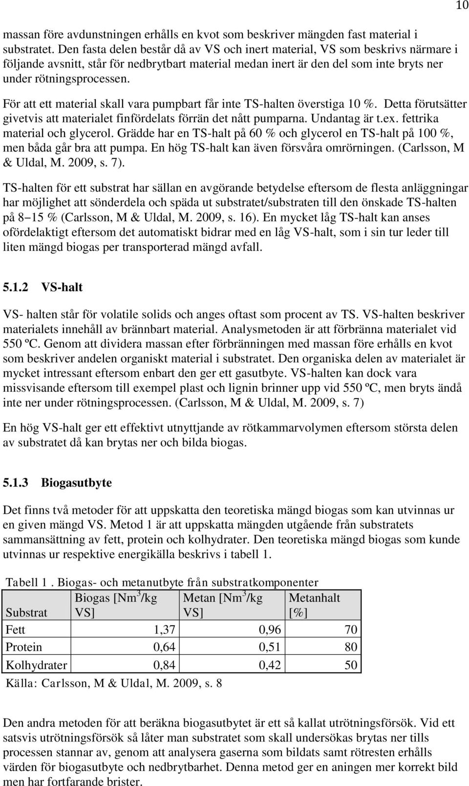 För att ett material skall vara pumpbart får inte TS-halten överstiga 10 %. Detta förutsätter givetvis att materialet finfördelats förrän det nått pumparna. Undantag är t.ex.